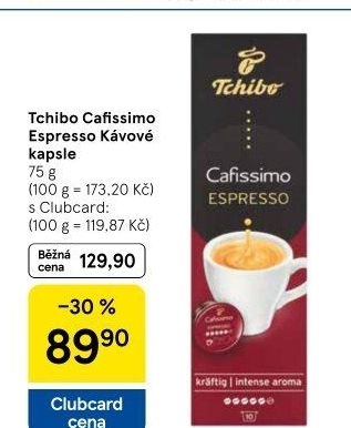 Kapsle Cafissimo Tchibo