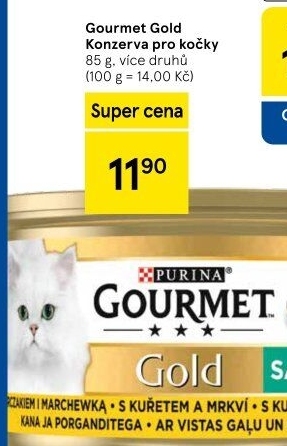 Konzerva pro kočky Gold Gourmet Purina