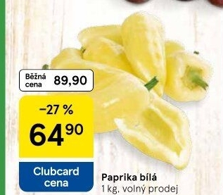 Paprika bílá