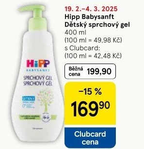 Sprchový gel dětský Baby Hipp