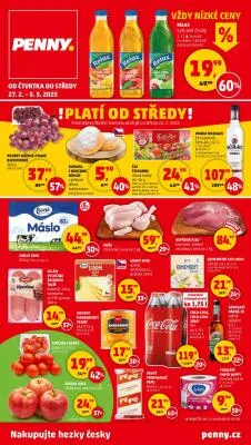 akční leták Penny Market 27.2.2025-5.3.2025