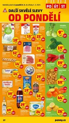 akční leták Penny Market 27.2.2025-5.3.2025