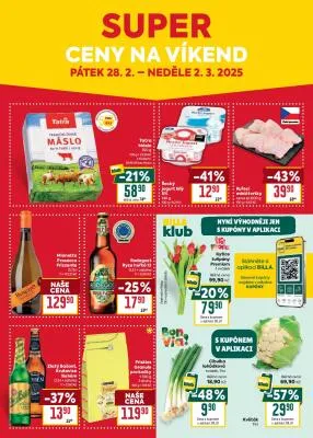 akční leták BILLA 26.2.2025-4.3.2025