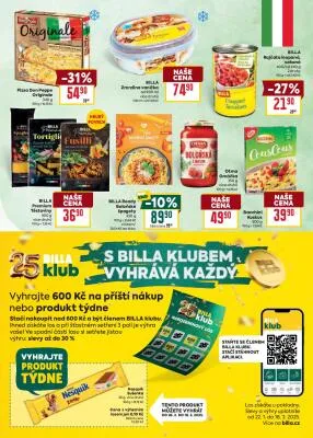 akční leták BILLA 26.2.2025-4.3.2025