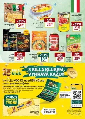 akční leták BILLA 26.2.2025-4.3.2025