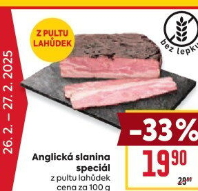 Anglická slanina speciál