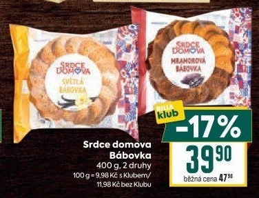 Bábovka Srdce Domova