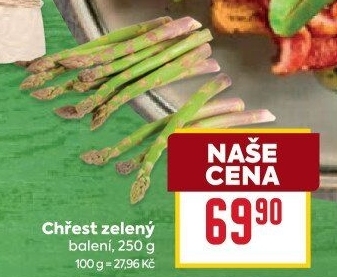 Chřest zelený