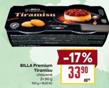 Dezert tiramisu Premium Billa