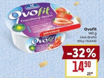 Dezert tvarohový Ovofit Milko