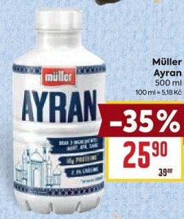 Jogurtový nápoj Ayran Müller