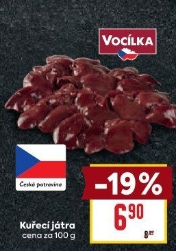 Kuřecí játra Vocílka