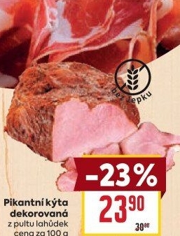 Kýta dekorovaná pikantní