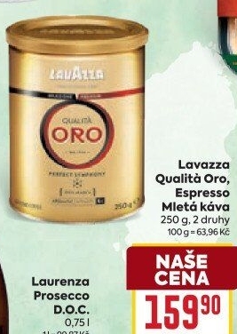 Mletá káva Qualita Oro Lavazza