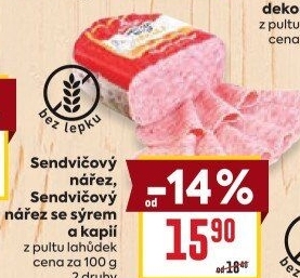 Nářez sendvičový Váhala