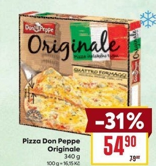 Pizza mražená Originale Don Peppe