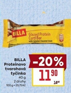 Proteinová tyčinka s tvarohem Billa