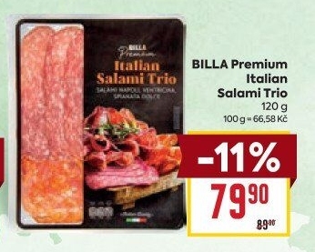 Salám Italian Trio Billa Premium