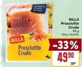 Šunka Prosciutto Crudo Billa