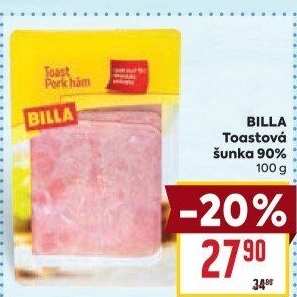 Šunka toastová Billa