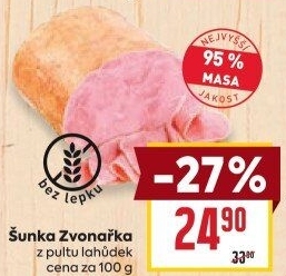 Šunka Zvonařka nejvyšší jakosti