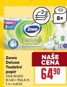 Toaletní papír 3vrstvý Deluxe Zewa