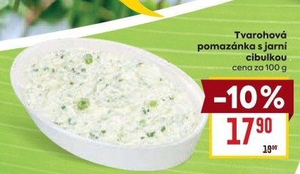 Tvarohová pomazánka s jarní cibulkou
