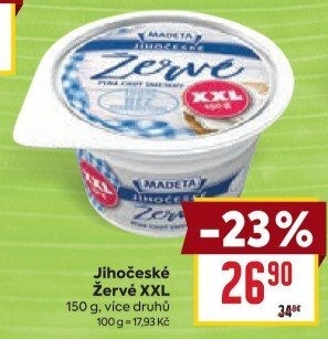 Žervé Jihočeské Madeta