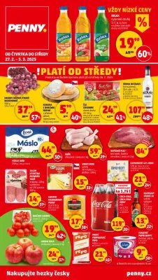 akční leták Penny Market 27.2.2025-5.3.2025