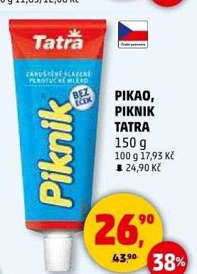 Mléko kondenzované Pikao Tatra