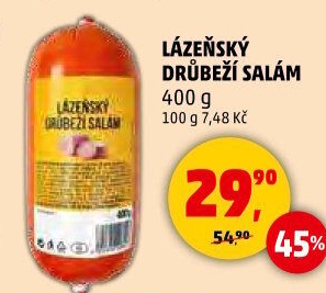 Salám drůbeží lázeňský