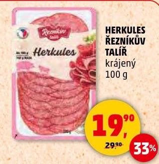 Salám Herkules Řezníkův talíř