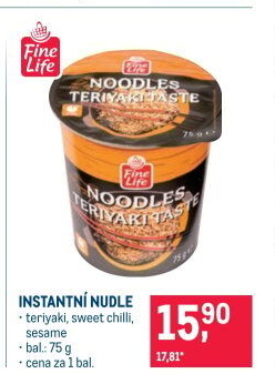 Instantní nudle Fine Life