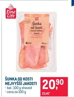Šunka od kosti nejvyšší jakosti Fine Life