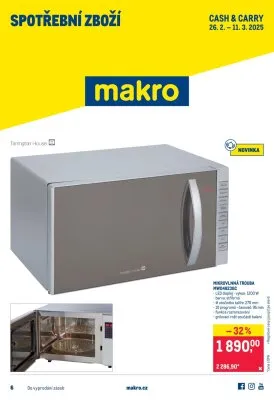 akční leták Makro 26.2.2025-11.3.2025