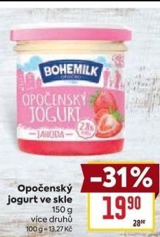 Jogurt ochucený Opočenský Bohemilk