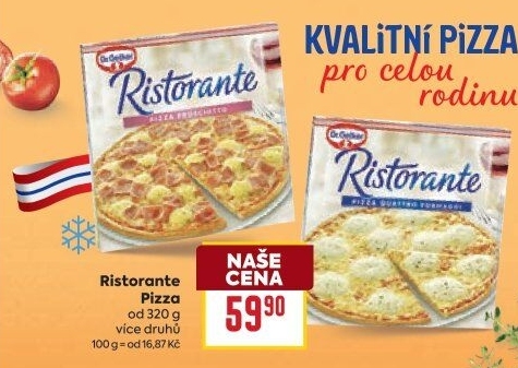 Pizza mražená Ristorante Dr. Oetker