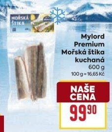 Štika mořská kuchaná mražená Premium Mylord