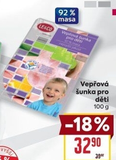 Šunka dětská vepřová LE&amp