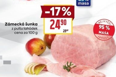 Šunka Zámecká nejvyšší jakosti LE&amp