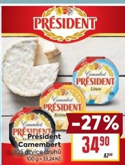 Sýr Camembert Président