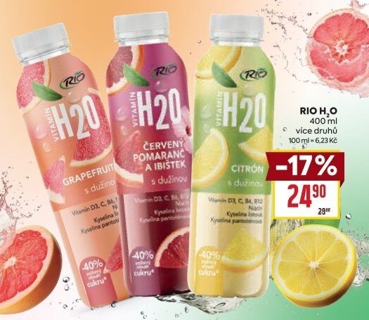 Vitamínová voda H2O Rio