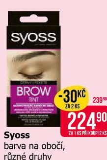 Barva na obočí Syoss