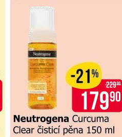 Čisticí pleťová pěna Curcuma Neutrogena
