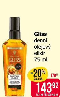 Olejový elixír na vlasy Gliss Kur Schwarzkopf