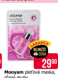 Pleťová maska Mooyam