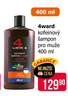 Šampon kofeinový 4ward