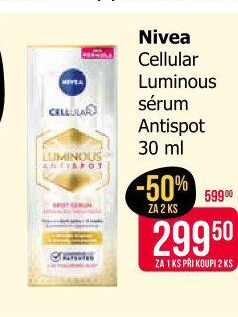 Sérum pleťové Cellular Luminous Anti-spot Nivea