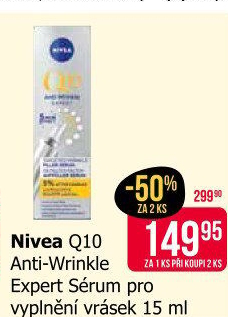 Sérum vyplňující Q10 proti vráskám Anti-Wrinkle Expert Nivea
