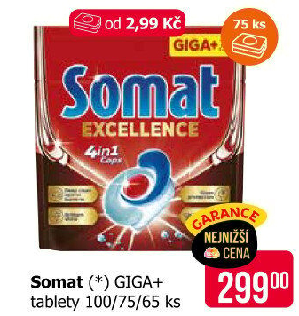 Tablety do myčky Excellence Somat